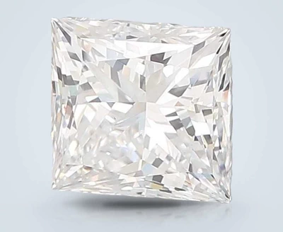 5.05ct D VS1 Rare Carat Ideal Cut Princess Lab Grown Diamond