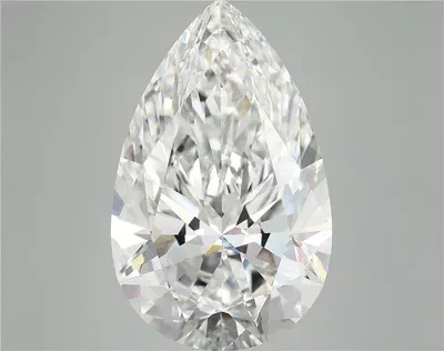 10.19ct F VVS2 Rare Carat Ideal Cut Pear Lab Grown Diamond