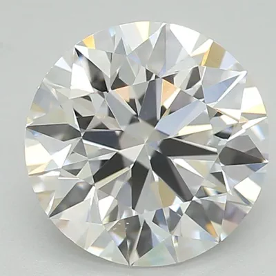1.09ct D VVS2 Rare Carat Ideal Cut Round Lab Grown Diamond