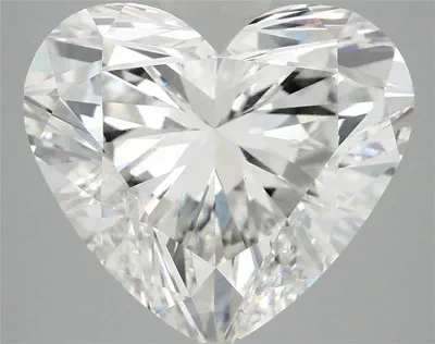 4.92ct F VS1 Rare Carat Ideal Cut Heart Lab Grown Diamond