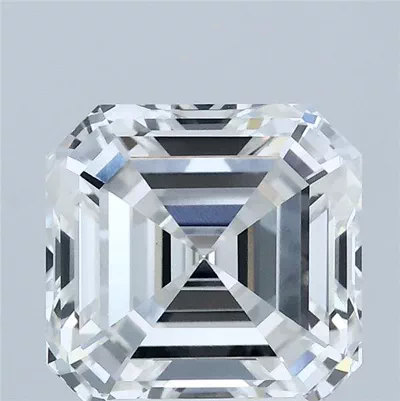 3.01ct F VVS2 Rare Carat Ideal Cut Asscher Lab Grown Diamond