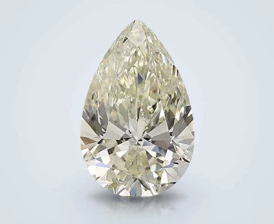 4.01ct K SI1 Rare Carat Ideal Cut Pear Diamond
