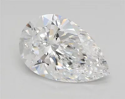 1.36ct D VVS2 Rare Carat Ideal Cut Pear Lab Grown Diamond