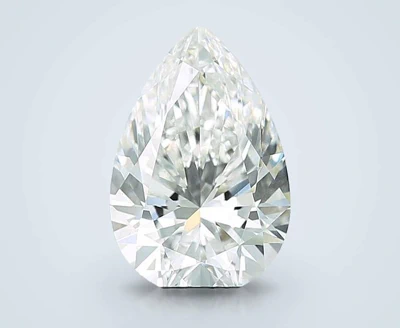3.08ct F VVS2 Rare Carat Ideal Cut Pear Lab Grown Diamond