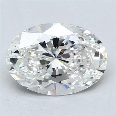 2.01ct E VVS2 Rare Carat Ideal Cut Oval Lab Grown Diamond