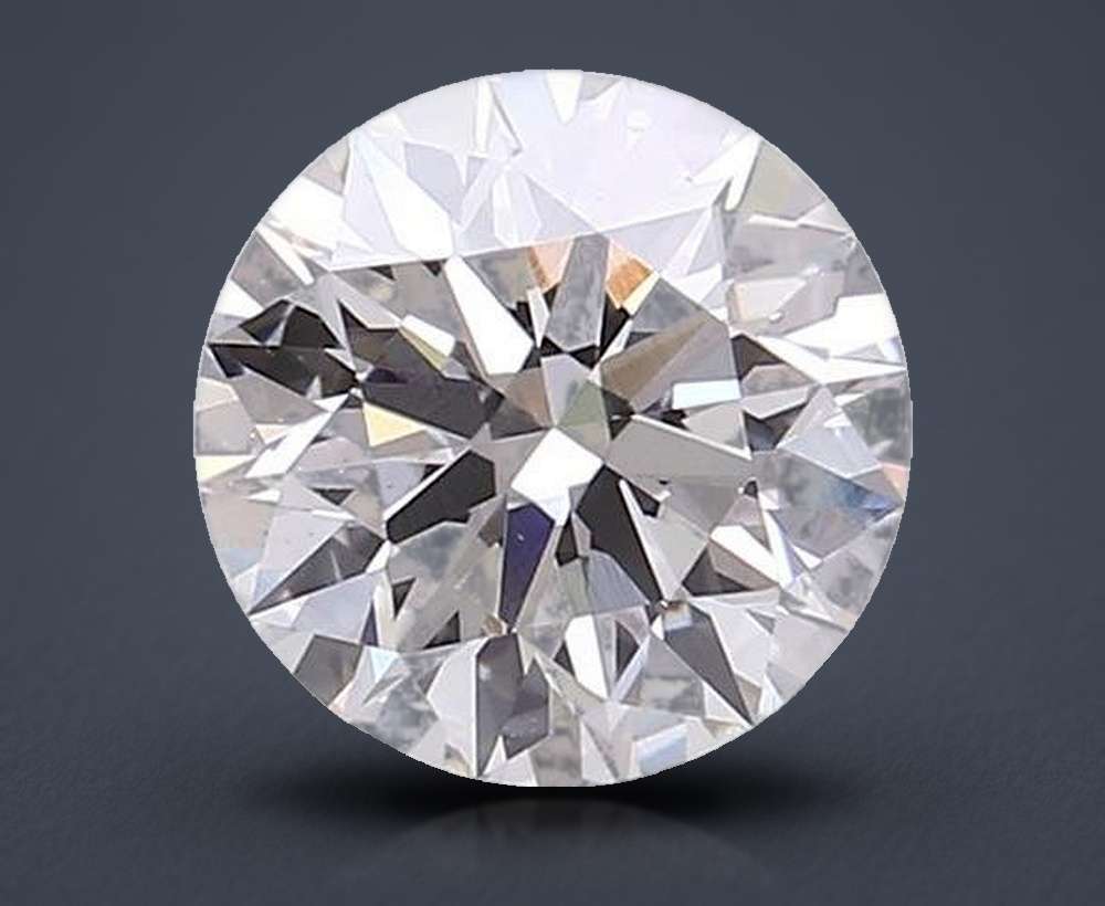 2.04ct H VVS2 Rare Carat Ideal Cut Round Lab Grown Diamond