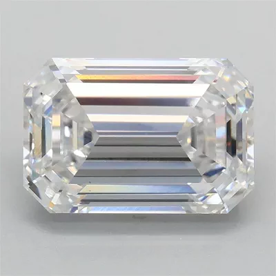 3.08ct D VS1 Rare Carat Ideal Cut Emerald Lab Grown Diamond