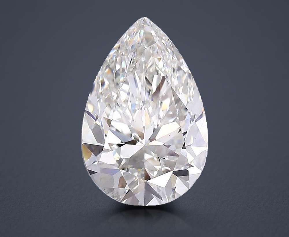 12.51ct G VS1 Rare Carat Ideal Cut Pear Lab Grown Diamond