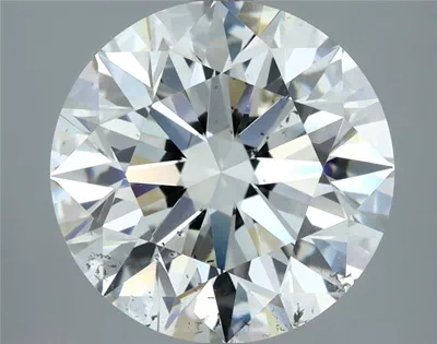 3.52ct I SI1 Rare Carat Ideal Cut Round Diamond