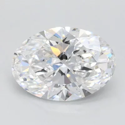1.07ct D VVS1 Rare Carat Ideal Cut Oval Lab Grown Diamond