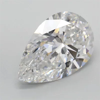 2.09ct E VS1 Rare Carat Ideal Cut Pear Lab Grown Diamond