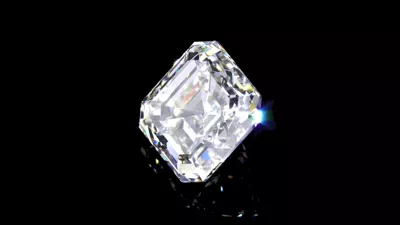 6.59ct J VS1 Rare Carat Ideal Cut Asscher Diamond