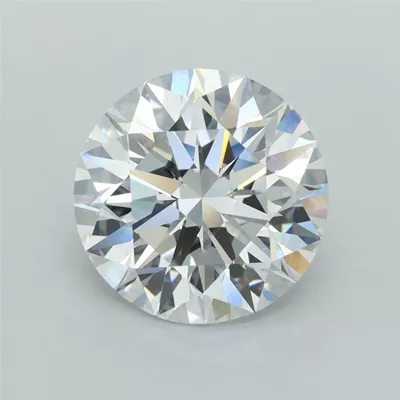 5.02ct D FL Rare Carat Ideal Cut Round Lab Grown Diamond