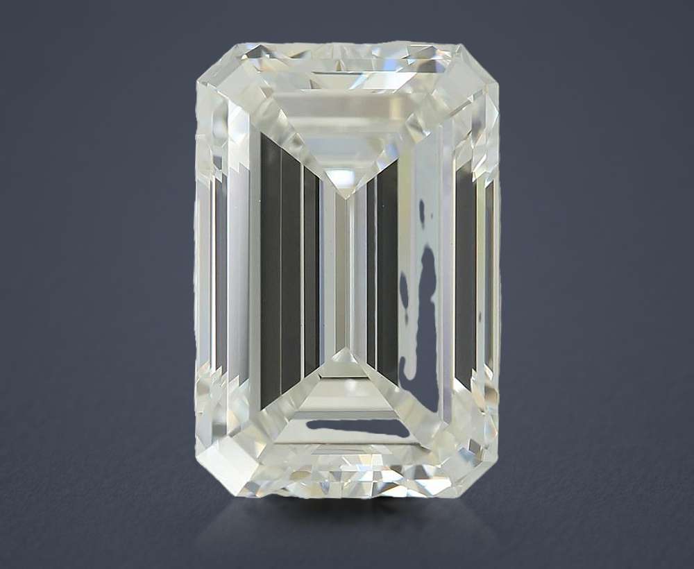 5.35ct G VVS2 Rare Carat Ideal Cut Emerald Lab Grown Diamond