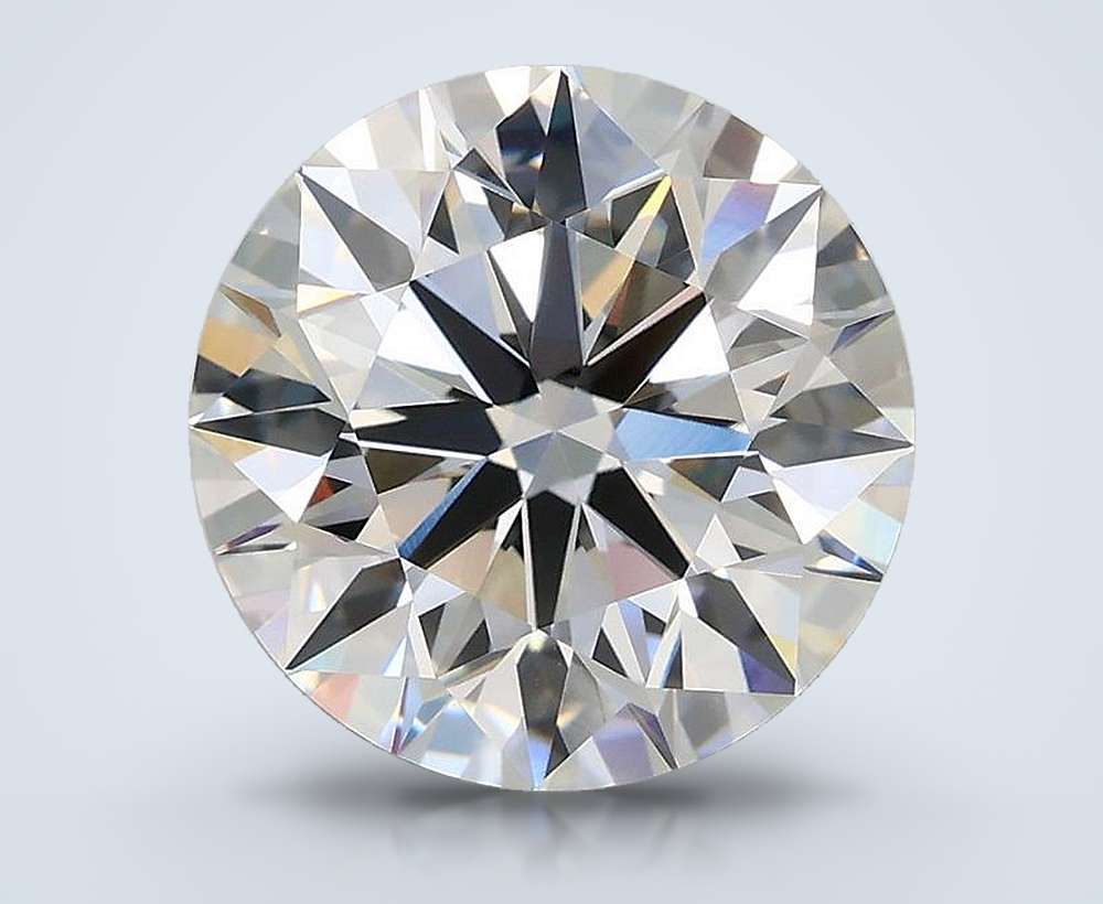 3.94ct F VVS2 Rare Carat Ideal Cut Round Lab Grown Diamond