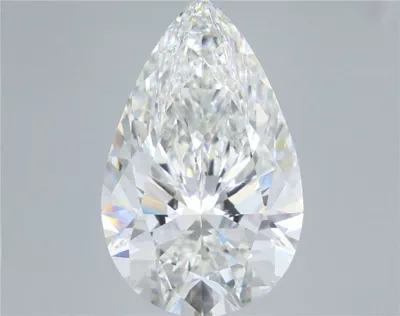 14.09ct F VVS2 Rare Carat Ideal Cut Pear Lab Grown Diamond