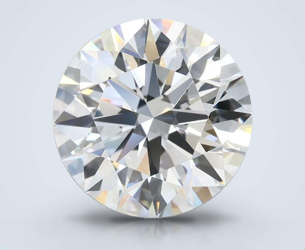 4.18ct D VVS1 Rare Carat Ideal Cut Round Lab Grown Diamond