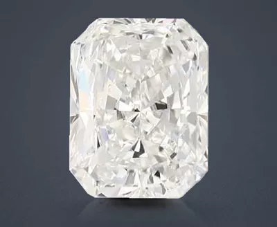 3.04ct I SI1 Rare Carat Ideal Cut Radiant Diamond