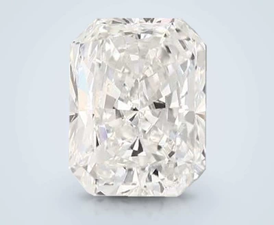 3.04ct I SI1 Rare Carat Ideal Cut Radiant Diamond