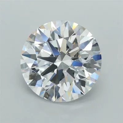 3.88ct D FL Rare Carat Ideal Cut Round Lab Grown Diamond