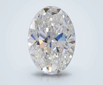 2.96ct F VVS2 Rare Carat Ideal Cut Oval Lab Grown Diamond