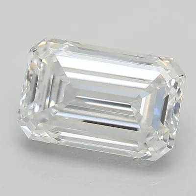 1.07ct D VS2 Rare Carat Ideal Cut Emerald Lab Grown Diamond