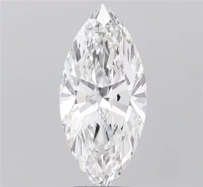 3.90ct H VS2 Rare Carat Ideal Cut Marquise Lab Grown Diamond