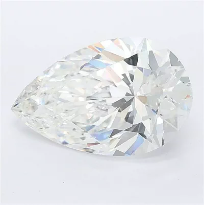 4.07ct E VS1 Very Good Cut Pear Lab Grown Diamond