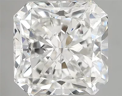 5.10ct H VS2 Rare Carat Ideal Cut Radiant Diamond