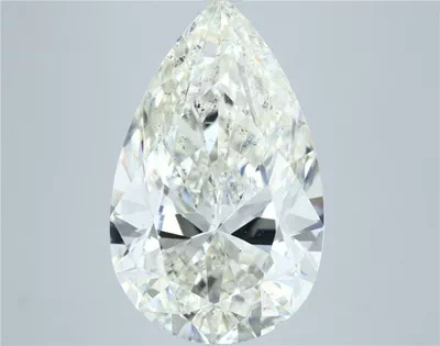 7.02ct I SI2 Rare Carat Ideal Cut Pear Diamond