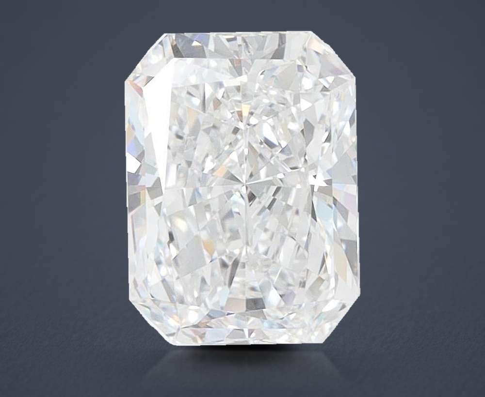 2.01ct D VVS1 Rare Carat Ideal Cut Radiant Lab Grown Diamond