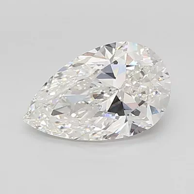 5.01ct G VVS2 Rare Carat Ideal Cut Pear Lab Grown Diamond