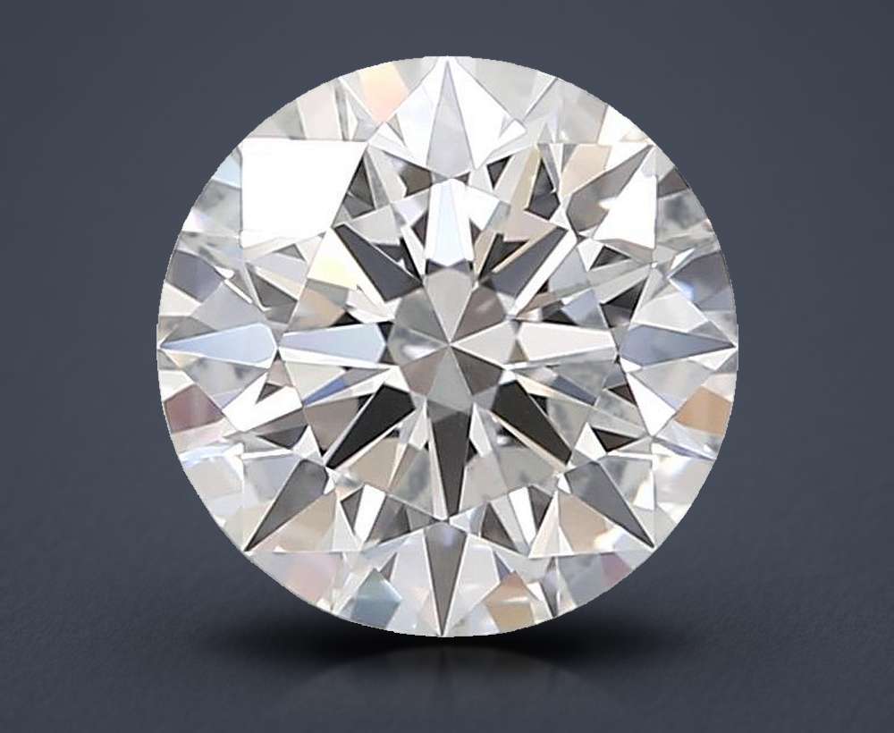 2.26ct D VS2 Rare Carat Ideal Cut Round Lab Grown Diamond