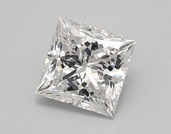 0.89ct E VVS2 Rare Carat Ideal Cut Princess Lab Grown Diamond