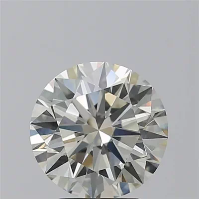 3.02ct I SI1 Rare Carat Ideal Cut Round Diamond