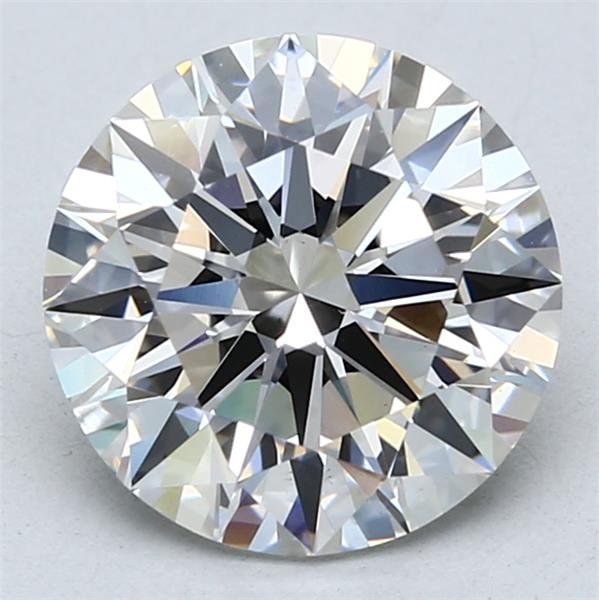 3.01ct F VS1 Rare Carat Ideal Cut Round Lab Grown Diamond