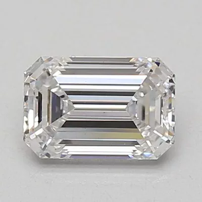 1.10ct D VS1 Rare Carat Ideal Cut Emerald Lab Grown Diamond