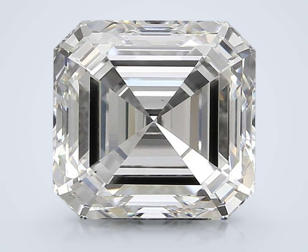 6.51ct G VS1 Rare Carat Ideal Cut Asscher Lab Grown Diamond