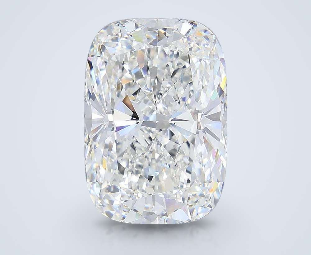 9.58ct F VVS2 Rare Carat Ideal Cut Cushion Lab Grown Diamond