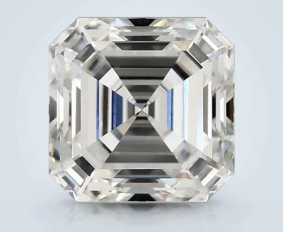 3.12ct F VVS2 Rare Carat Ideal Cut Asscher Lab Grown Diamond
