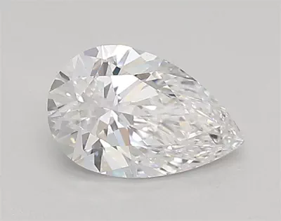 0.68ct D VS1 Rare Carat Ideal Cut Pear Lab Grown Diamond