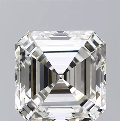 4.00ct H VS1 Rare Carat Ideal Cut Asscher Lab Grown Diamond