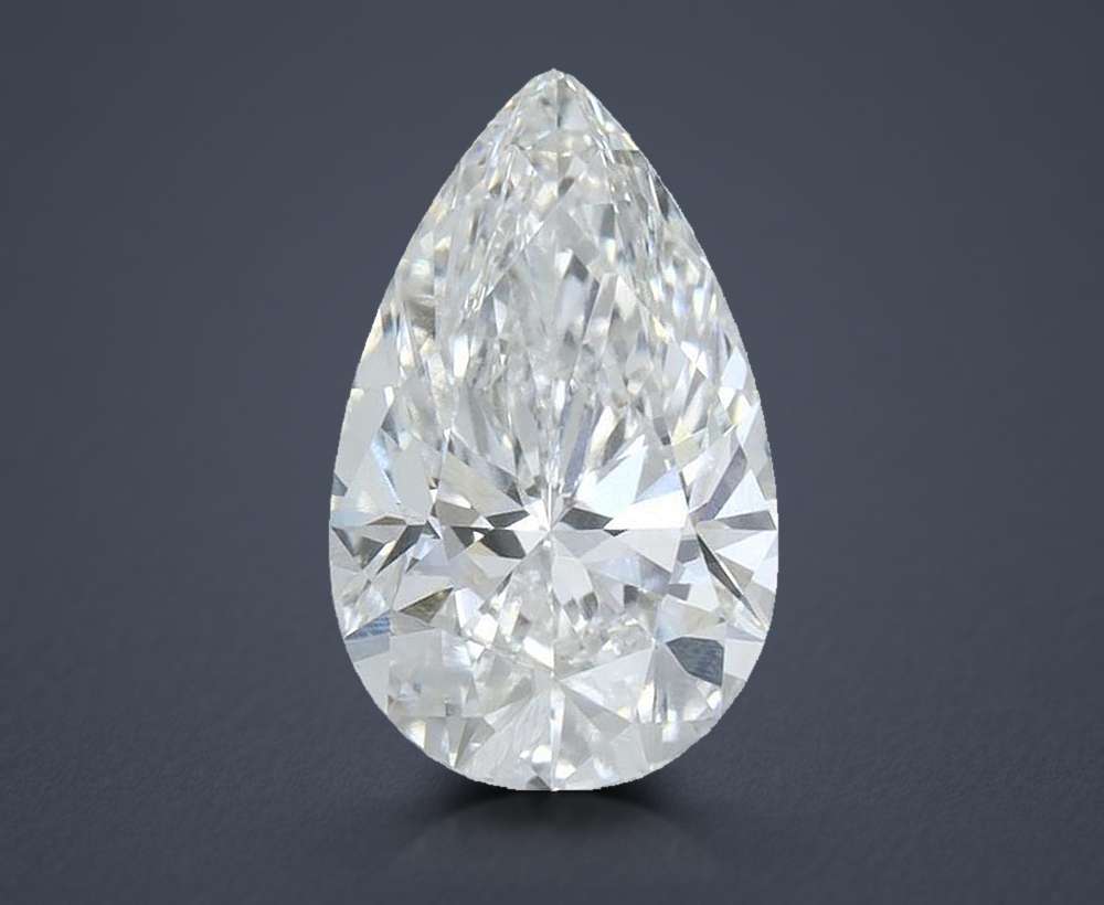 2.21ct F VVS2 Rare Carat Ideal Cut Pear Lab Grown Diamond