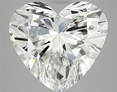 5.09ct F VS1 Rare Carat Ideal Cut Heart Lab Grown Diamond