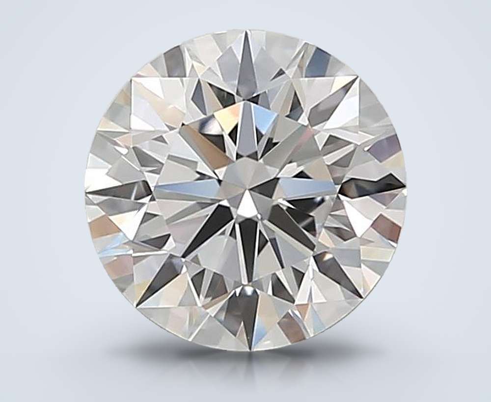 1.70ct D VS2 Rare Carat Ideal Cut Round Lab Grown Diamond