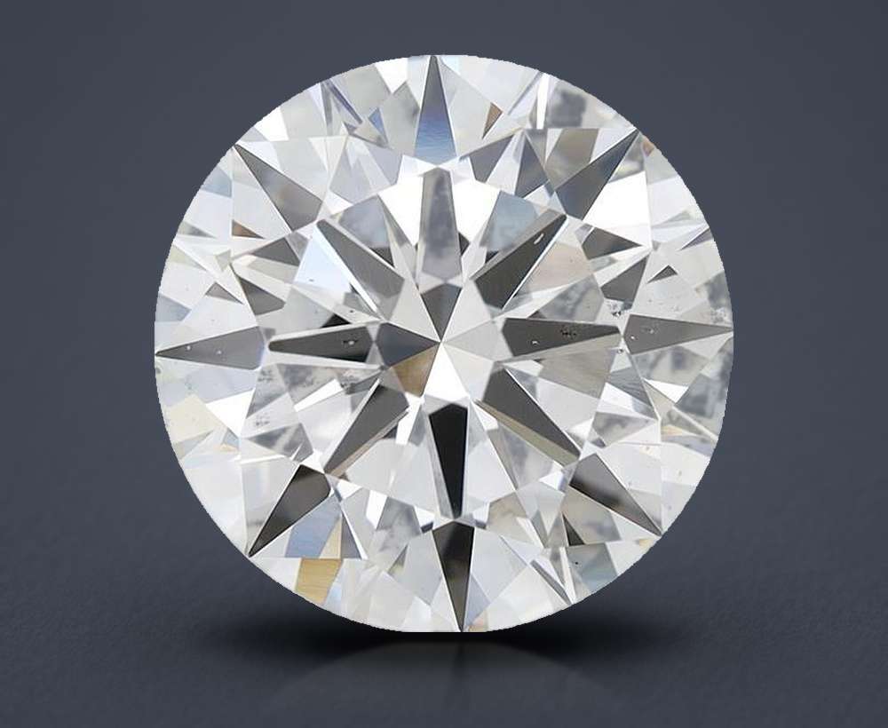 7.04ct I VS2 Excellent Cut Round Lab Grown Diamond