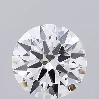 3.10ct F SI1 Rare Carat Ideal Cut Round Lab Grown Diamond