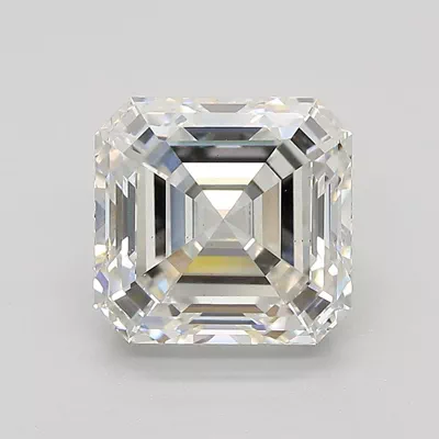 3.13ct H VS1 Very Good Cut Asscher Lab Grown Diamond