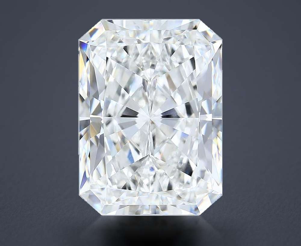 15.06ct F VVS2 Rare Carat Ideal Cut Radiant Lab Grown Diamond