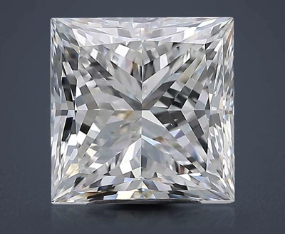 4.50ct F VS1 Rare Carat Ideal Cut Princess Diamond